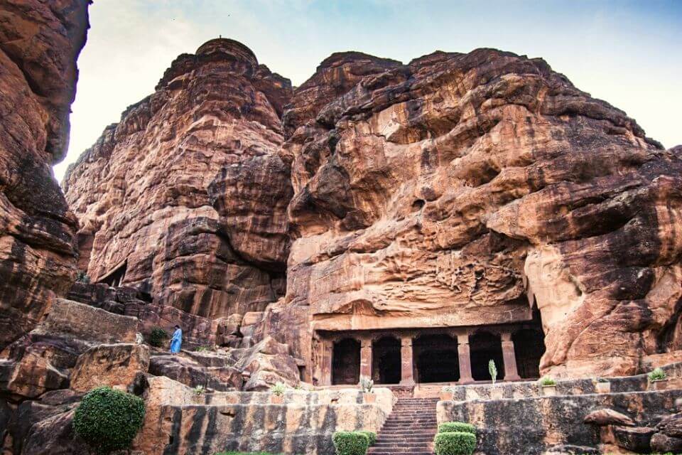 Badami Caves Bagalkot Best Historical Places to see around Hyderabad wtihin 500 km