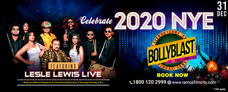 2020 Ramoji Film City New Year’s Eve Party Bollyblast at Limelight on 31st December