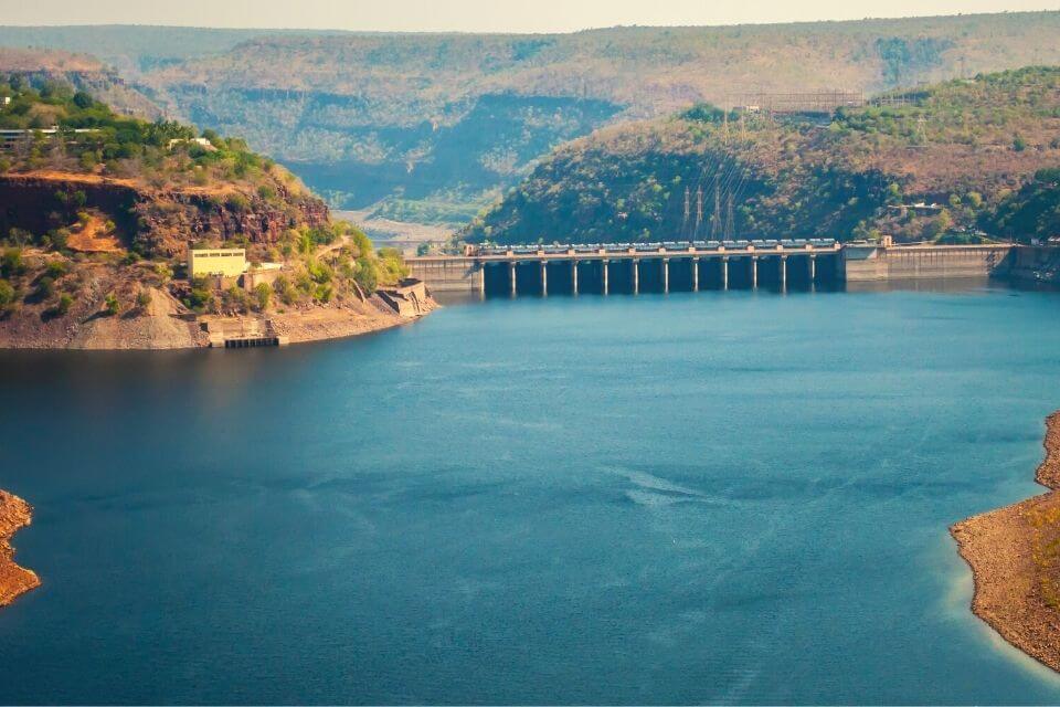 Srisailam Dam Near Hyderabad